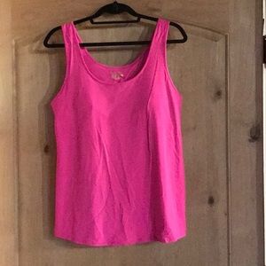 Lily Pulitzer athletic tank XL hot pink
